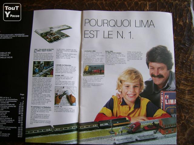 Photo Ancien catalogue LIMA  chemins de fer - 1982/1983 image 2/6