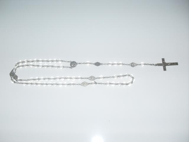 Photo Ancien chapelet (perles en verre) image 2/2