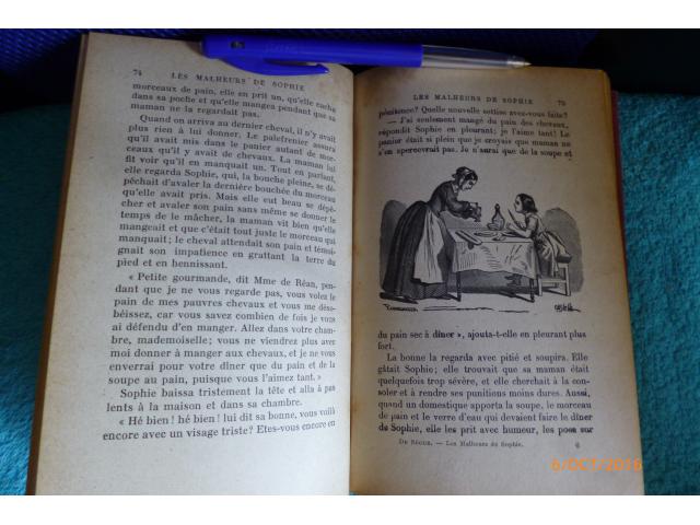 Photo Ancien livres ,les malheurs de Sophie image 2/3