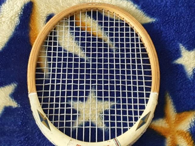 Photo ancienne raquette de tennis vintage année 80 snauwaert image 2/6