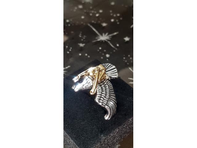 Photo Bague Aigle volant & femme image 2/6