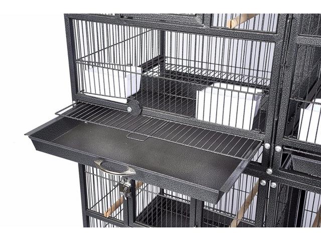 Photo Batterie élevage perroquet avec 6 cases cage elevage perruche elevage canari batterie elevage canari image 2/3