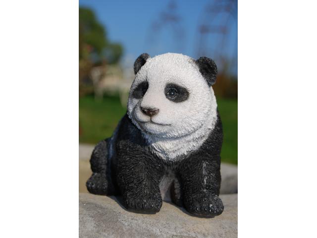 Photo Bébé panda en polyrésine haut de gamme,spécial extérieur. image 2/4