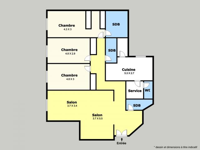 Photo Bel appartement à vendre 165 m² - Gauthier image 2/6