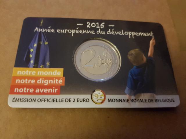 Photo Belgique 2015 - 2 euros Développement Coincard image 2/2