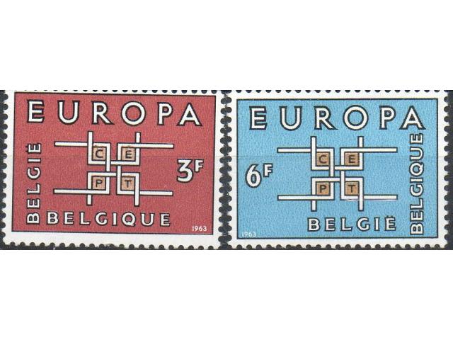 Photo Belgique timbres Europa 1962-1966 image 2/5