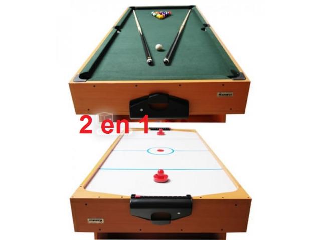 Photo Billard americain table de air hockey table de billard aix hockey pliable billard pliable image 2/3