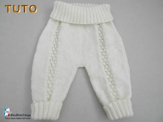 Photo Bloomer, tuto tricot bébé, explications, culotte bb, layette image 2/3