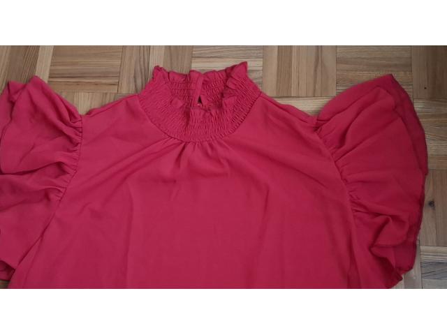 Photo Blouse Shein rouge à manches image 2/2