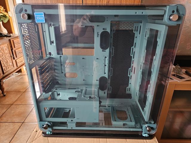 Photo Boîtier PC Thermaltake Core P6 TG Turquoise image 2/6