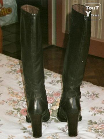 Photo Bottes marron en chevreau image 2/3