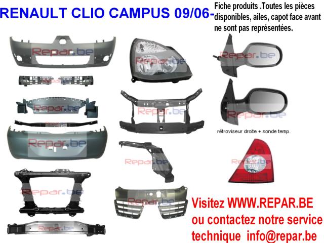 Photo bouclier RENAULT CLIO 4    REPAR.BE    TECHNICAR image 2/6
