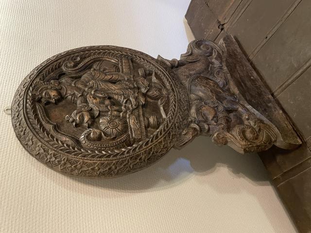 Photo Cadre bois massif sculpté origine INDE image 2/3
