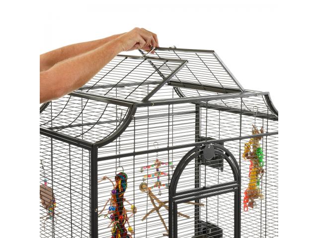 Photo Cage Détroit platinum voliere inseparable cage canari cage pinson voliere mandarin voliere calopsitt image 2/6