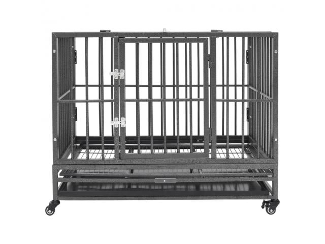 Photo Cage mobile pratique à barreaux cage chat cage interieur cage voiture chien destructeur cage roue ca image 2/5