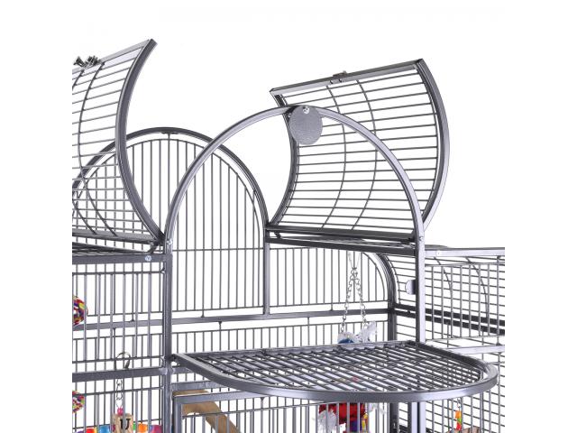 Photo Cage Nashville anthracite voliere inseparable cage canari cage pinson voliere mandarin voliere calop image 2/6