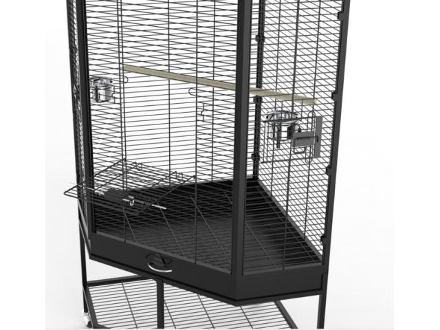 Photo Cage perroquet angle et aire de jeu cage perroquet cage eclectus cage amazone cage cacatoes ciel et  image 2/3