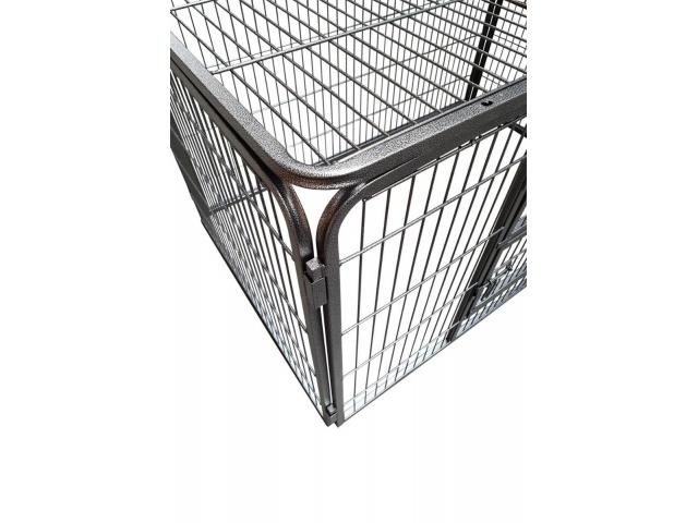 Photo Cage pratique pour chien ou chat toiture fermée clôture chien cage chat enclos chat cloture chat enc image 2/2