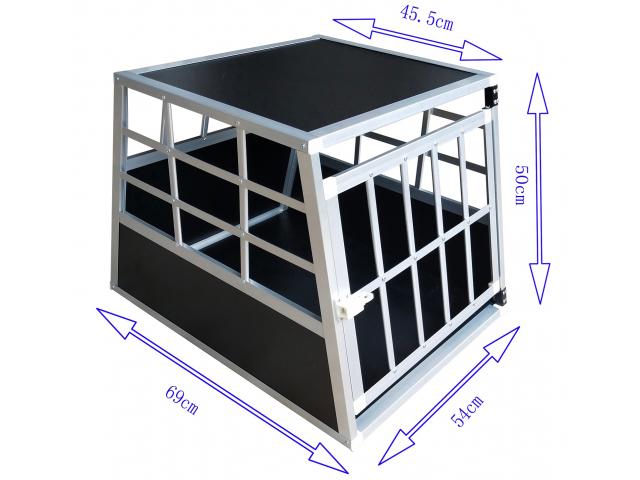 Photo Cage transport ALU S cage aluminium cage transport cage chien cage chat cage voiture cage légère image 2/2