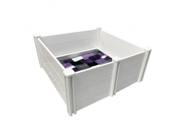 Photo Caisse de mise bas en PVC dur durable et hygiénique (3 tailles) enclos mise bas parc mise bas cage m image 2/3