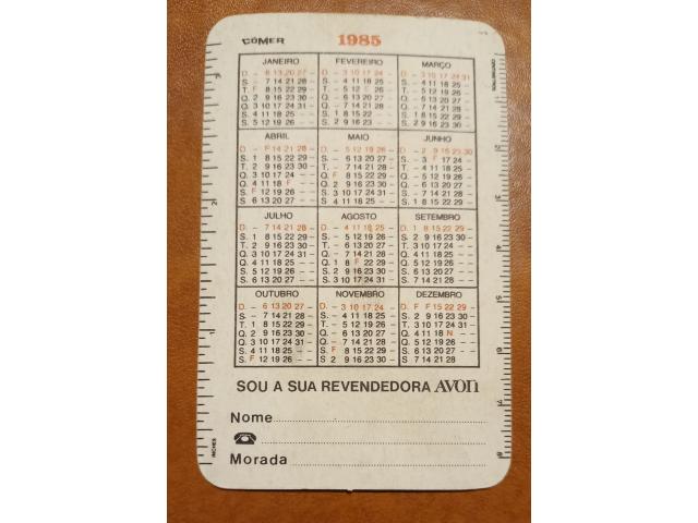 Photo Calendrier de poche Avon image 2/2