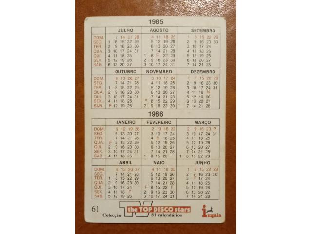 Photo Calendrier de poche, Cindy Lauper image 2/2