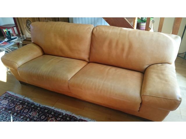 Photo Canapé cuir 3 places Roche bobois image 2/2