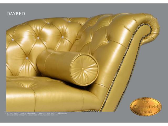 Photo Canapé lit Chesterfield Daybed (nom) couleur Or image 2/6