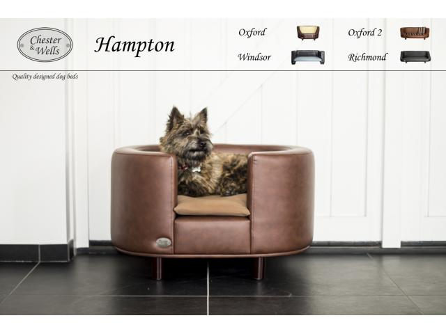 Photo canapé pour chien HAMPTON Chester & Wells coleure brune image 2/2