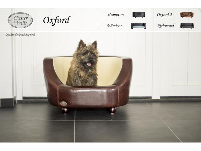Photo canapé pour chien OXFORD Chester & Wells brune image 2/4