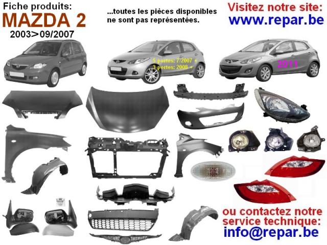 Photo capot MAZDA 3   REPAR.BE   TECHNICAR image 2/2