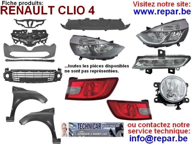 Photo capot RENAULT CAPTUR   REPAR.BE   TECHNICAR image 2/6