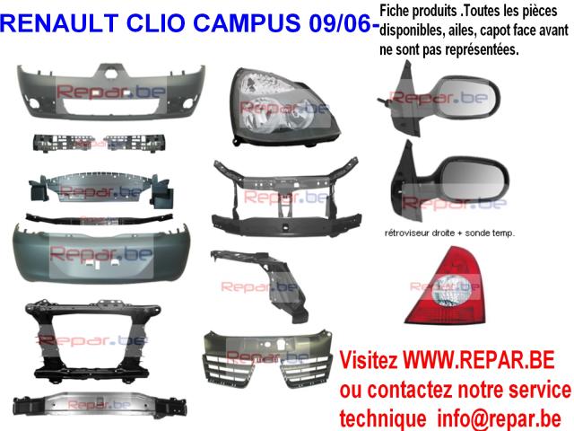 Photo capot RENAULT CLIO 4   REPAR.BE    TECHNICAR image 2/6
