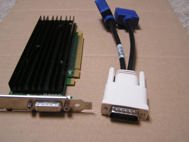Photo Carte graphique Nvidia NVS 290 + câble DMS59 – VGA image 2/4