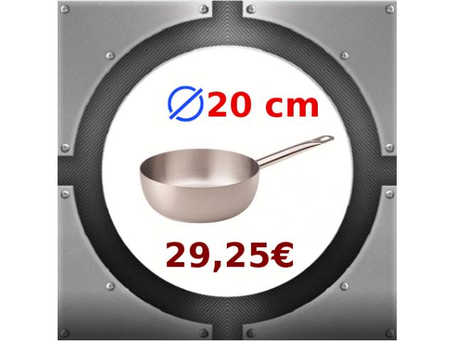 Photo casserole conique inox 18 cm Pentole Agnelli ustensile cuisine image 2/4