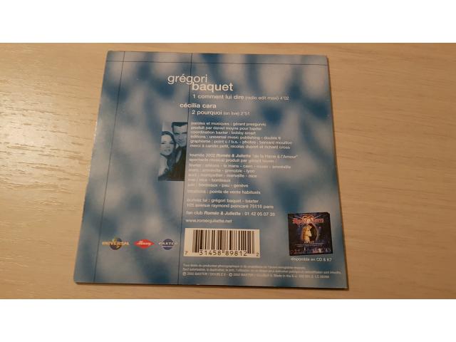 Photo Cd audio grégori baquet image 2/2