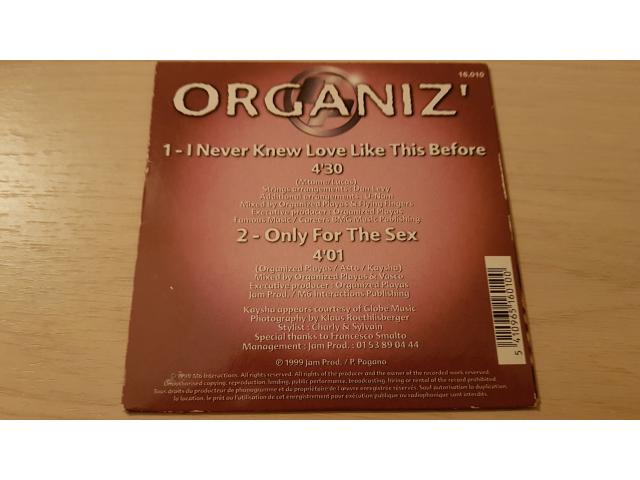 Photo cd audio ORGANIZ i never knew love like this before image 2/2