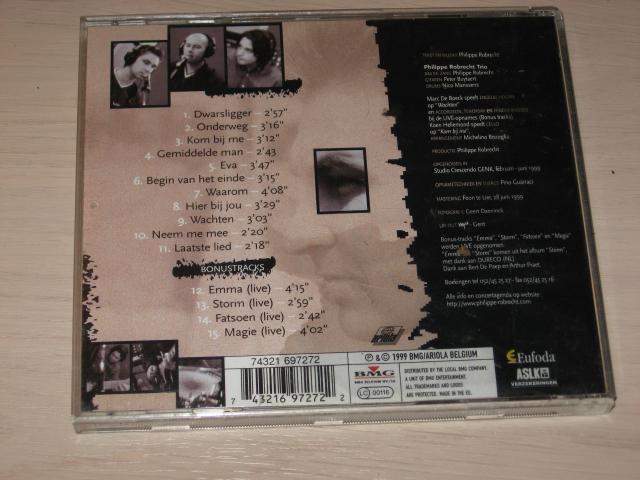Photo cd audio philippe robrecht dwarsligger image 2/2