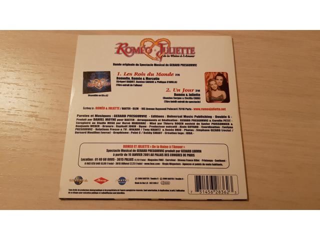 Photo cd audio roméo & juliette les rois du monde image 2/2