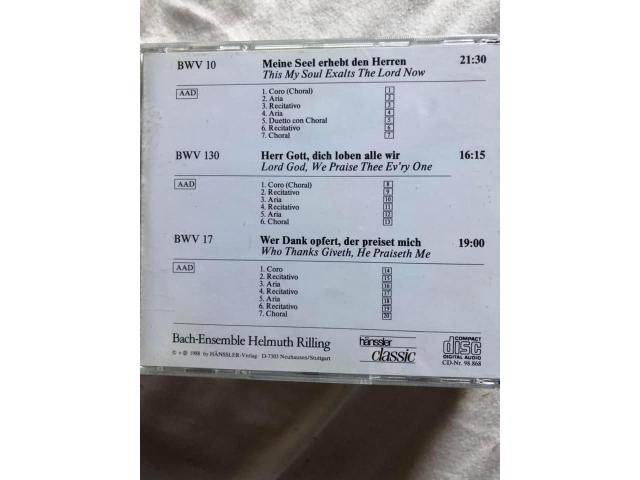 Photo CD Bach Ensemble Helmut Rilling, La cantate de Bach 16 image 2/2