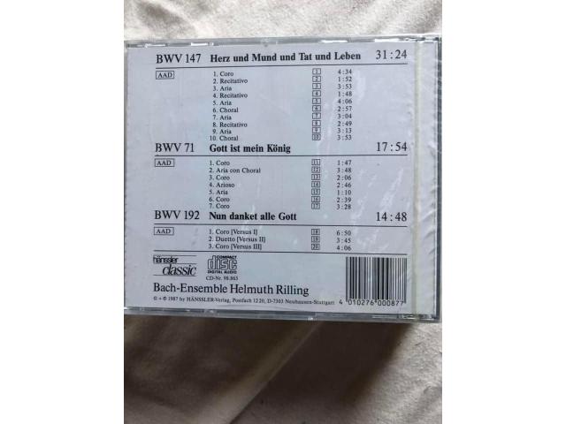 Photo CD Bach Ensemble Helmut Rilling, La cantate de Bach 17 image 2/2