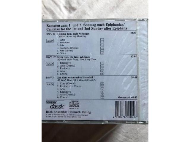 Photo CD Bach Ensemble Helmut Rilling, La cantate de Bach 21 image 2/2