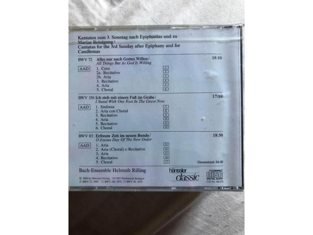 Photo CD Bach Ensemble Helmut Rilling, La cantate de Bach 23 image 2/2