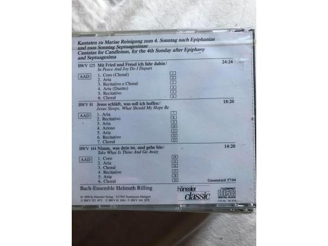 Photo CD Bach Ensemble Helmut Rilling, La cantate de Bach 24 image 2/2