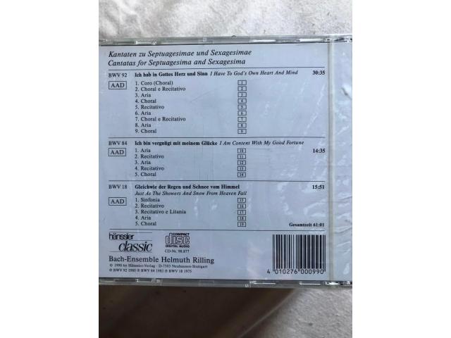 Photo CD Bach Ensemble Helmut Rilling, La cantate de Bach 25 image 2/2