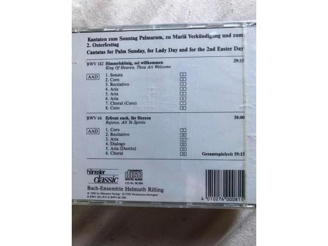 Photo CD Bach Ensemble Helmut Rilling, La cantate de Bach 28 image 2/2