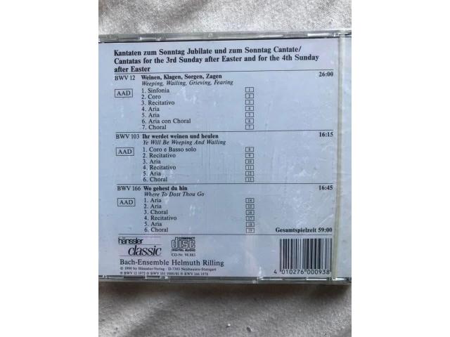 Photo CD Bach Ensemble Helmut Rilling, La cantate de Bach 31 image 2/2