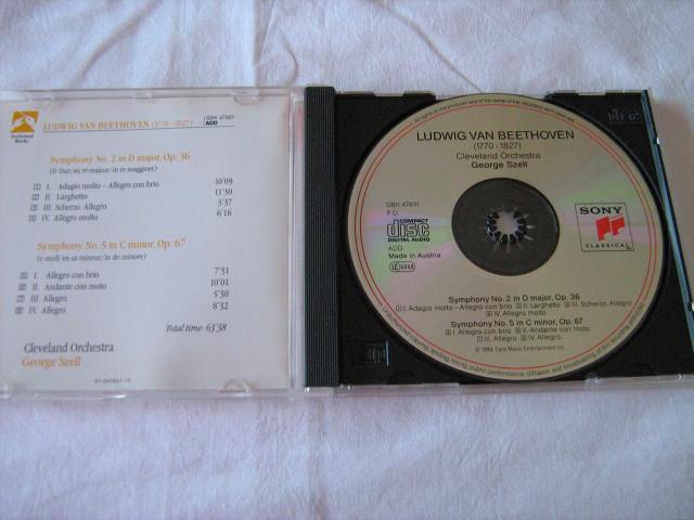 Photo CD Essential Classics - Beethoven - Symphonies n° 2 et n° 5 image 2/3