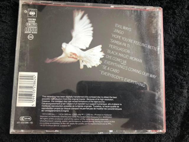 Photo CD Santana, Santanas greatest hits image 2/2