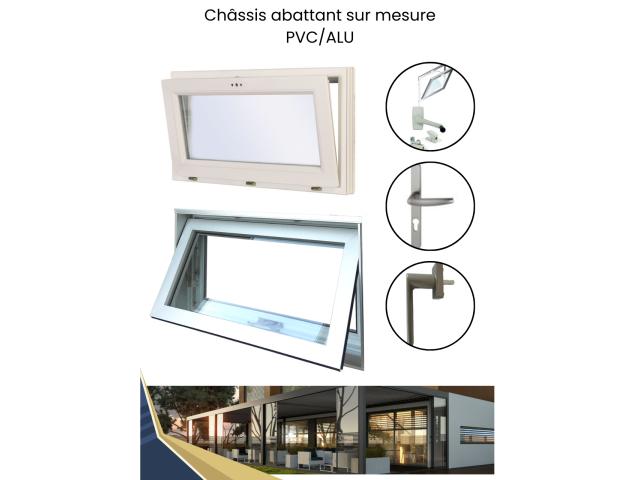 Photo Châssis à  abattant PVC sur-mesure: Conception ergonomique image 2/3
